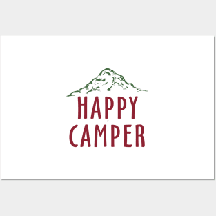 Happy Camper Camping Posters and Art